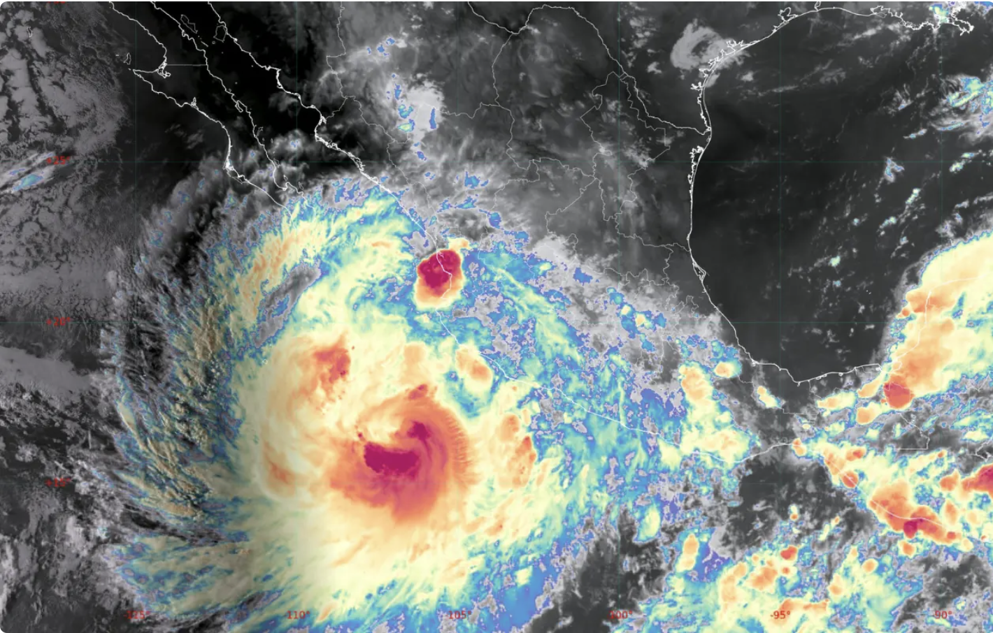 Triple amenaza climática en México: huracán ‘Priscilla’ y fenómenos simultáneos provocan alerta en múltiples estados